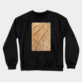 Natural wooden texture Crewneck Sweatshirt